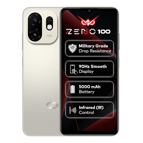 Zeno 100 (3+5GB RAM, 64GB ROM) | 5000mAh Battery with Type-C...