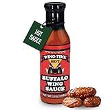 Wing Time, Sauce Buffalo Wing Hot, 13 Ounce (Pack of 1)