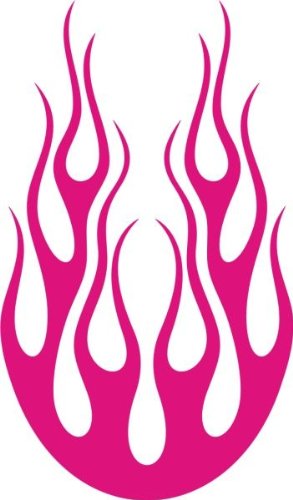 Wandtattoo Flamme 80x44 Cm – Selbstklebende Deko Für Wohnzimmer, Kinderzimmer, Büro & Mehr