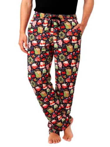 Image of Unisex Adults Holiday Themed Pajama Pants