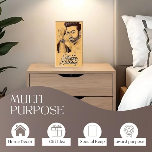 Amazing Gifts Birthday Gift For Husband Personalized Engraved Wooden Plaque For Boyfriend | Husband | Brother | Friend, Wall Mount - 15.24 Cm