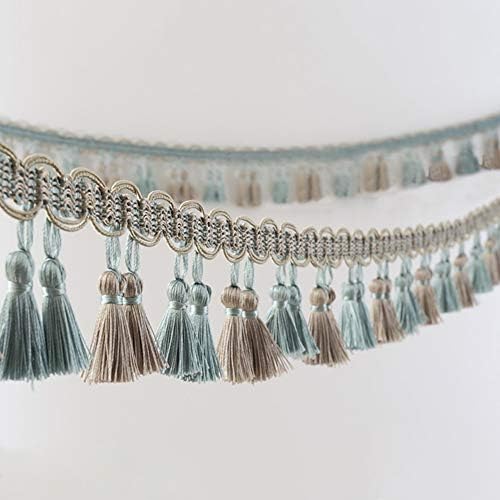 Wildgirl Upholstery Braided Macrame Fringe 1 Meter Conjoined Tassels Trim (# 27)