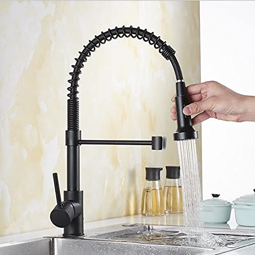 Grifo para ollas de pared que elimina el esfuerzo de cargar peso en la cocina