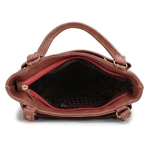 Image of Women Handbags Shoulder Hobo Bag Purse Trendy Casual Lightweight Slingbag (Pink)