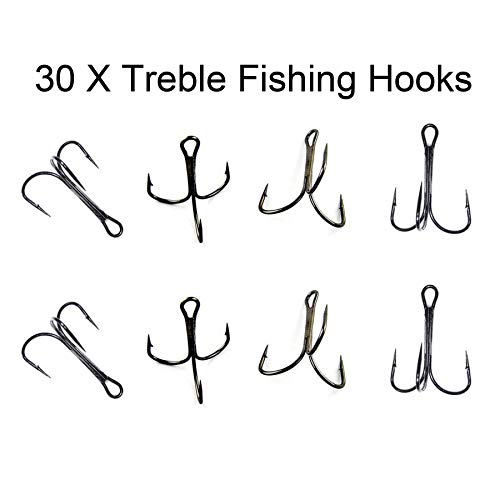 Shaddock 172stk Angelzubehör Set, einschließlich Kreis Angelhaken, Drillinge, Sinker Gewichte, Kugellager Angeln Wirbel, Platinen, Split Ringe, Angelausrüstung Box Kit - Image 6