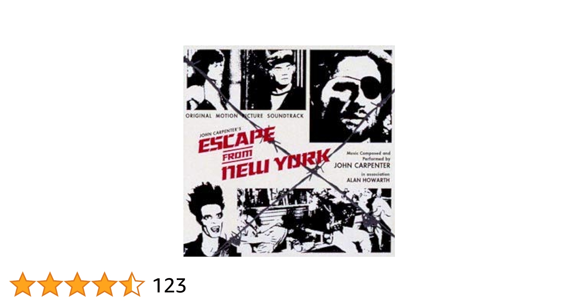 レア！　廃盤　「ニューヨーク1997」完全盤 オリジナル・サウンドトラックCD Amazon.co.jp: ニューヨーク1997 完全盤: ミュージック