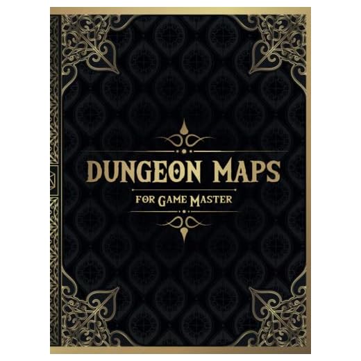 Dungeon Maps for Game Master: 50 Unique and Customizable Dungeon Maps for DnD Tabletop Role-Playing Games (RPG Maps for Game Master)