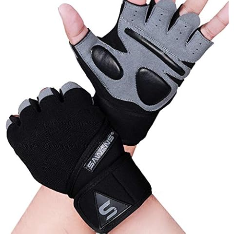 SAWANS Gym Gloves with Wrist Support Cover