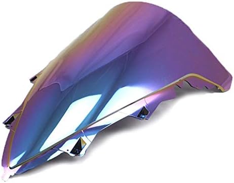 Double Bubble Windshield Windscreen for Yamaha YZF 1000 YZF1000 R1 2009-2014 (Dark Iridium)