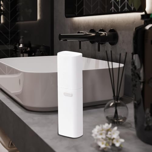 Estojo para escova de dentes de viagem | Organizador minimalista de pasta de dente com design de vid