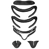 Runtodo Soft Vr Headset Accessories Set Fit for Quest 2, 1 Vr Facial Interface Bracket + Pu Leather Cover Pad