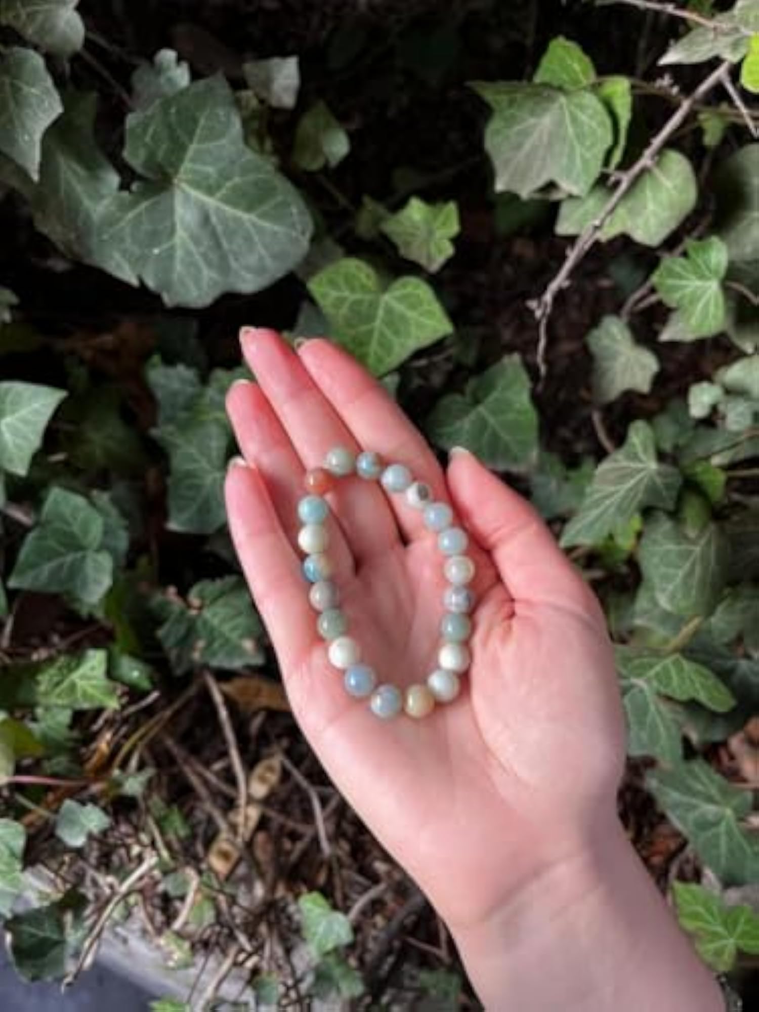 Natural Amazonite Gemstone 8mm Harmony Stretch Bracelet