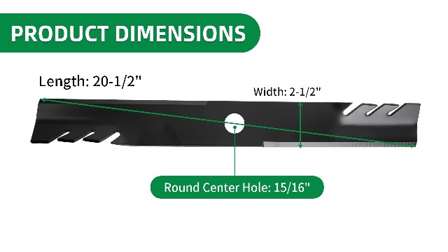 Amazon.com : wyevee 103-6398 Mower Blades Compatible with Ex Mark