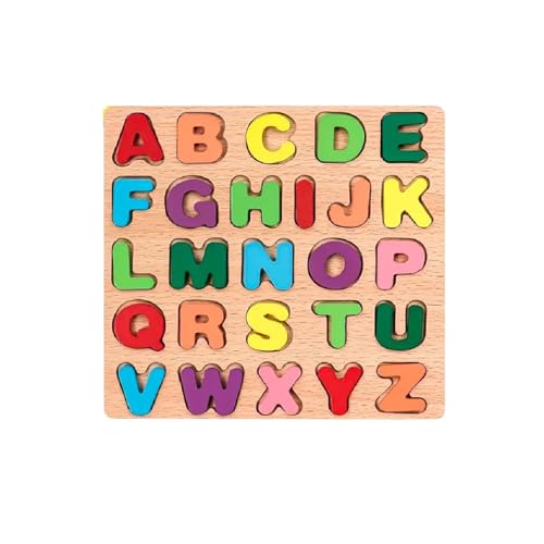 Image of Wooden Learning Educational Board for Kids, Puzzle Toys for 2 Years Old Boys & Girls Educational Toys for Toddlers & Preschoolers (ABCD Puzzle)