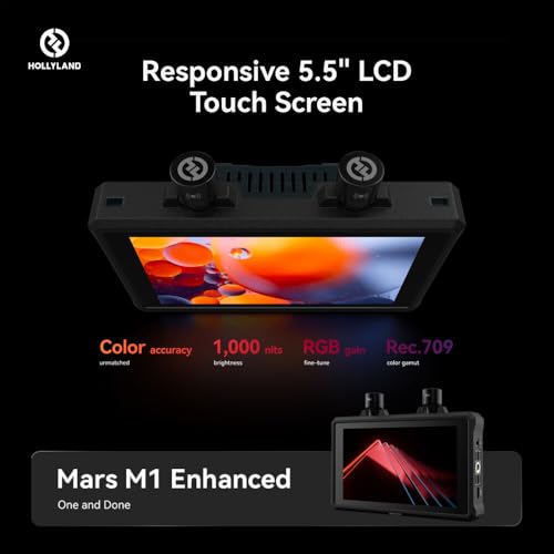 Kit inalámbrico de transmisión de video Hollyland Mars 4K con transmisor y receptor monitor inalámbrico Mars M1 mejorado, alcance de 450 pies, sistema de producción HDMI/SDI (conjunto) miniatura 7