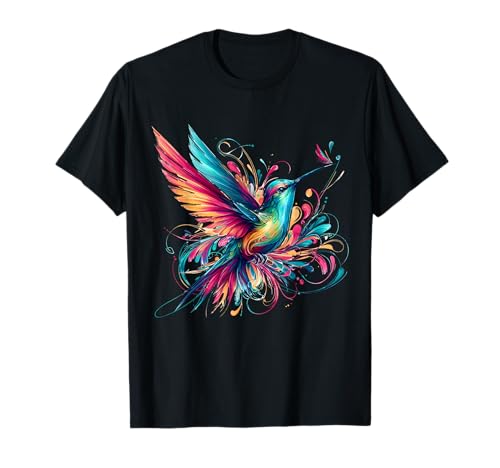 Niedlicher Kolibri, tropischer Regenwald, Tierwelt T-Shirt