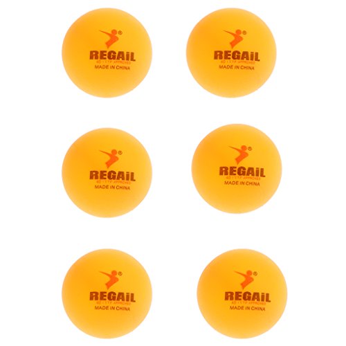 Wdfnexalai Paquete de 6 pelotas de ping pong, pelotas de ping pong, color amarillo