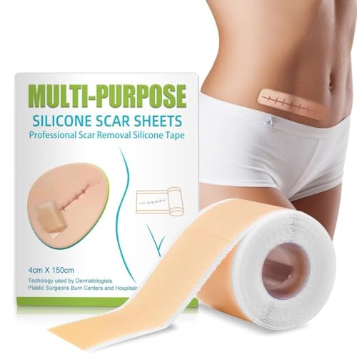 Image of VELOMIX Multipurpose Silicone Scar Sheets, Silicon gel sheets for Scars,Silicone Gel Tape for Scar Removal, Professional Scar Removal Sheets for C-Section, Surgery, Burn Protein (pack of 1)