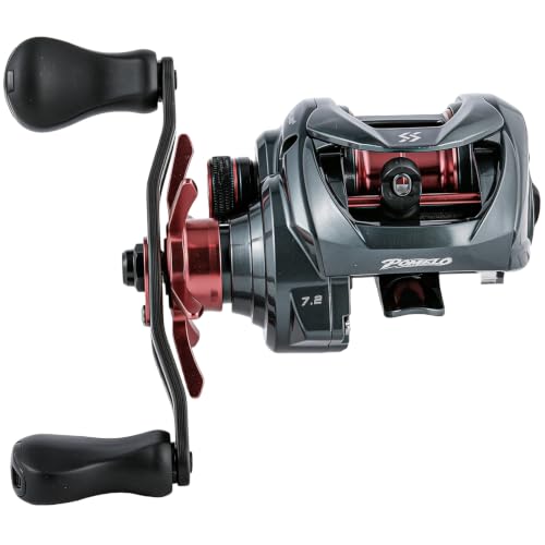 Image of Sougayilang Baitcasting Fishing Reel, 8:1 High Speed Gear Ratio Super Smooth and Powerful Low Profile Baitcaster Reel with Maganic Brake System for Freshwater,Saltwater Best Gifts
