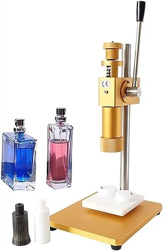 YXZQLOZ Máquina taponadora de Botellas, Herramienta de tapado para Botellas de químicos y perfumes, máquina taponadora de aceites Esenciales, Altura Ajustable (15)