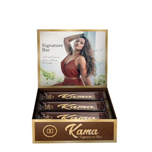 Image of KAMA Signature Bar: Energy Bar, Instant Energy & Stamina Boost for Men - Natural Herb Blend, Endurance & Vitality Support, Gluten-Free, 7 x 60g Bars