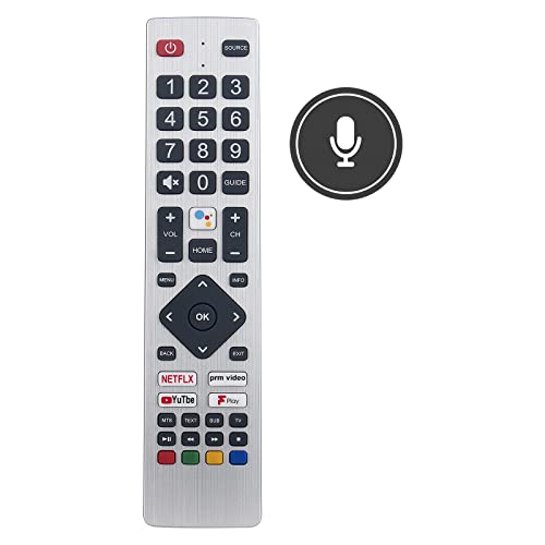 VINABTY Universal Voice Remote Control Applicable For Technika 24A23B HD 24 inch Android Smart TV And fit for POLAROID TV P50UAM2351U PA32H4312LEKB 32RAM1071U POF/RMC/0004 -With Voice Function - Image 3