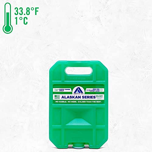 Long Lasting Ice Pack For Coolers, Lunch Boxes, Camping, Fishing And More, Small Reusable Ice Pack, Alaskan Series By Arctic Ice , Green #TOP6