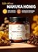 bedrop Manuka Honig mit MGO 500+ XXL Glas - 100% echter Premium Manukahonig aus Neuseeland mit zertifiziertem Methylglyoxal Gehalt (Analyse-Zertifikat) - 140g