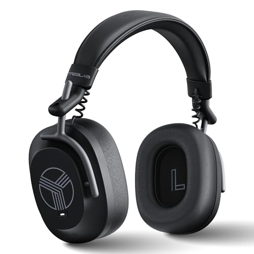 Image of TREBLAB U5 Active Noise Cancelling Headphones Over-Ear, Wireless Bluetooth 5.3 Headphones with Mic, 65-Hr Battery, Hybrid ANC, Multipoint, Deep Bass, IPX4, Foldable for Travel, Work, Commute, Gym