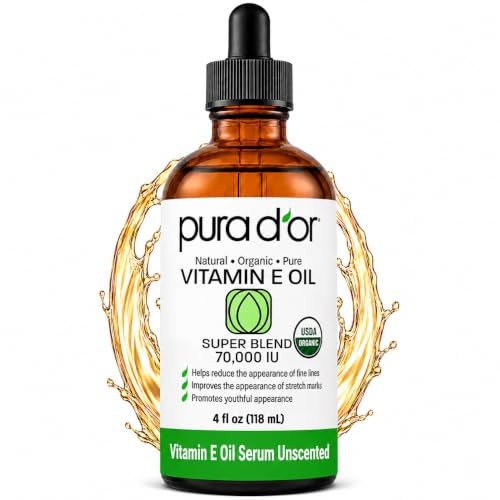 PURA DOR Vitamin E Oil Botanical Blend 4 fl oz