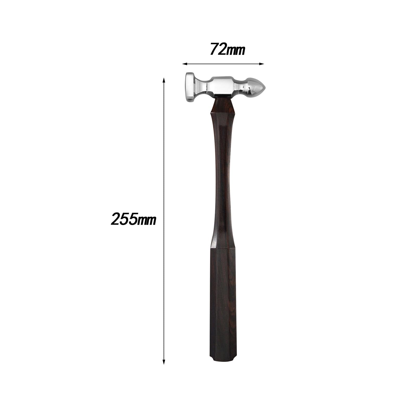 Martillo para Trabajar, Herramienta para Trabajos en Cuero, Mazo para Tallar, Martillo con Mango de Acero Inoxidable Y Madera para Proyectos, Estilo B