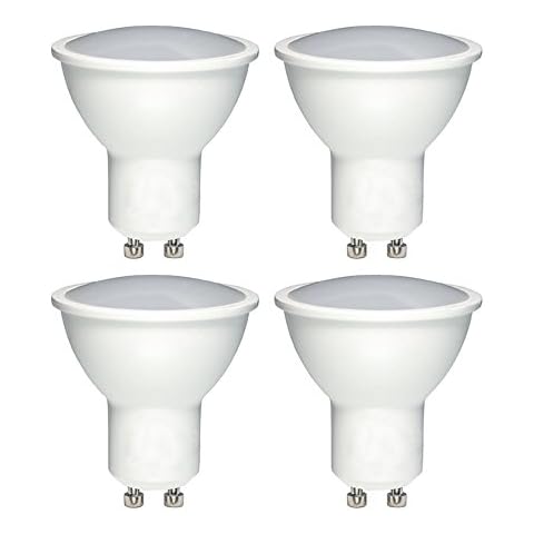 4Pack 5 Watt LED Light Bulbs Replacement for GU10 40w Halogen Lamp Cool White 6500k, 110 Degress Angle for Recessed Lighting, Track Lighting, Spotlight Cover