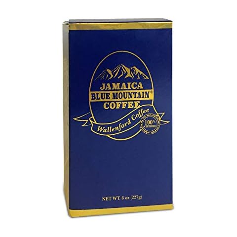Aroma Ridge Jamaica Blue Mountain® Coffee Ground 8oz Gift Box - Medium Roast Fresh Roasted in USA - 100% Pure and Authentic Jamaican Gourmet Coffee with a Smooth Milk Chocolate Finish | Grade 01 Cover