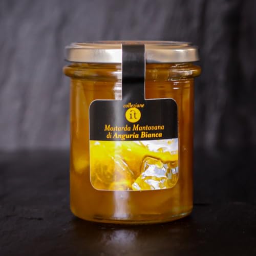Mostarda Tipica Mantovana di Anguria Bianca – Collezione IT, Conserve Artigianali Gourmet, 220g