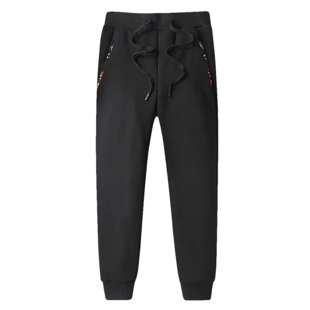 Dvbfufv Men Winter Thick Warm Fleece Sweatpants Men Joggers Sports Casual Plus Size Pants