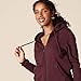 Amazon Essentials Women's Fleece Full-Zip Hoodie (Available in Plus Size), Burgundy, Large