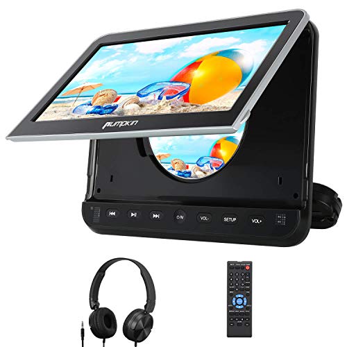 PUMPKIN 10.1" Headrest Car DVD Player with Headphone Support HDMI, 1080P Video, Sync