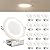 Sunco 12 Pack 6 Inch LED Slim Ultra Thin Canless Lights, Ceiling Recessed Lighting with Metal Junction Box, 900 LM, Selectable CCT 2700K/3000K/4000K/5000K/6000K, 14W, Dimmable ETL