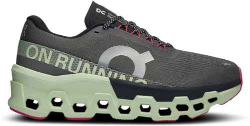 On Womens Cloudmonster 2 Asphalt/Lima 9.5 M