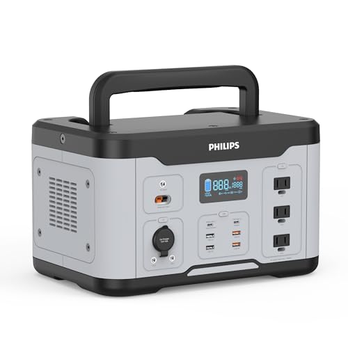 PHILIPS ポータブル電源 DLPP901C 300W 296Wh Amazon.co.jp: Philips 300W/296Wh(14. 8V換算) ポータブル電源