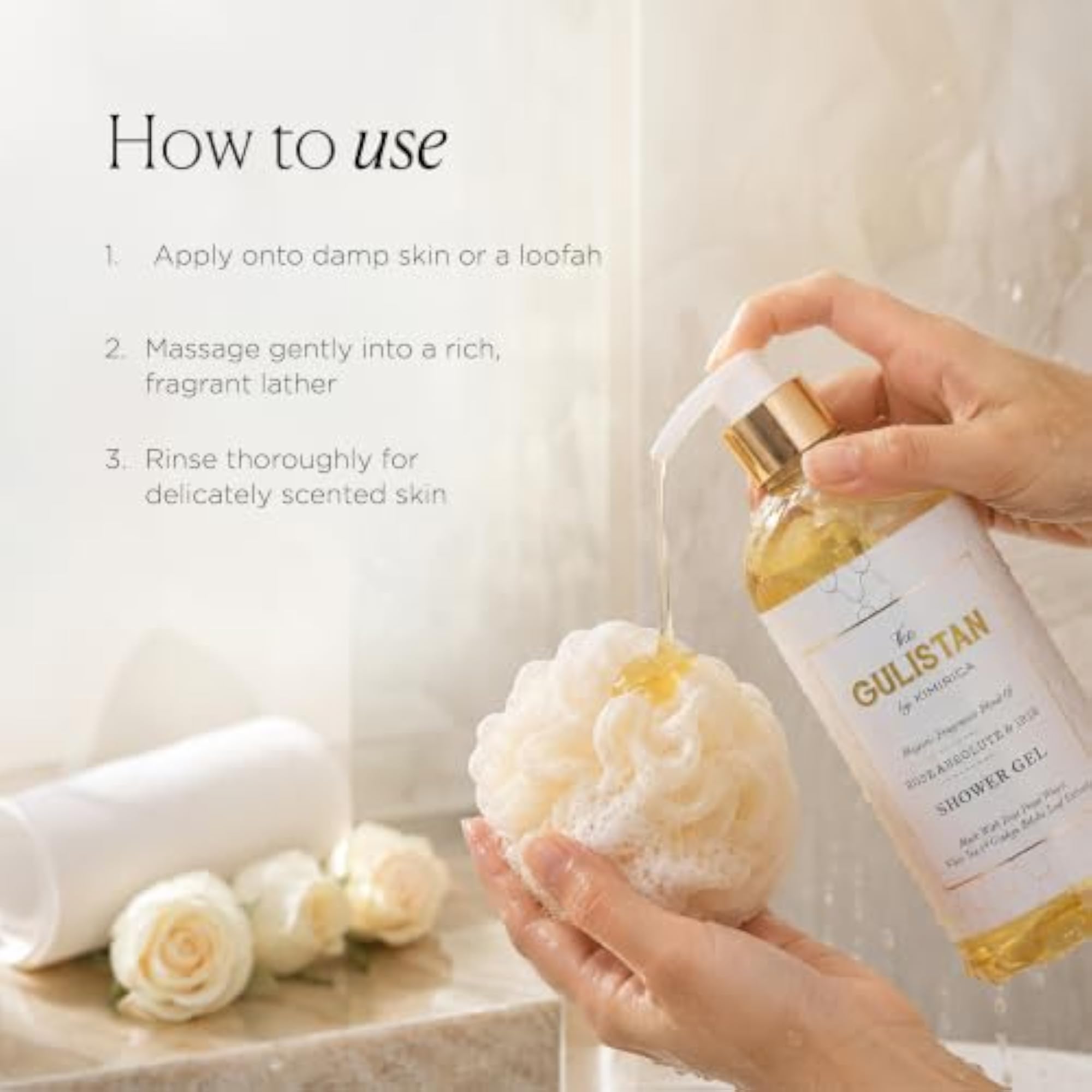 The Gulistan Shower Gel with Rose Water, 300ml