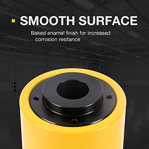 Image of 30T Hydraulic Cylinder Jack, 4 inch Stroke Single Acting Hollow Porta Power Ram for Machinery & Bridges