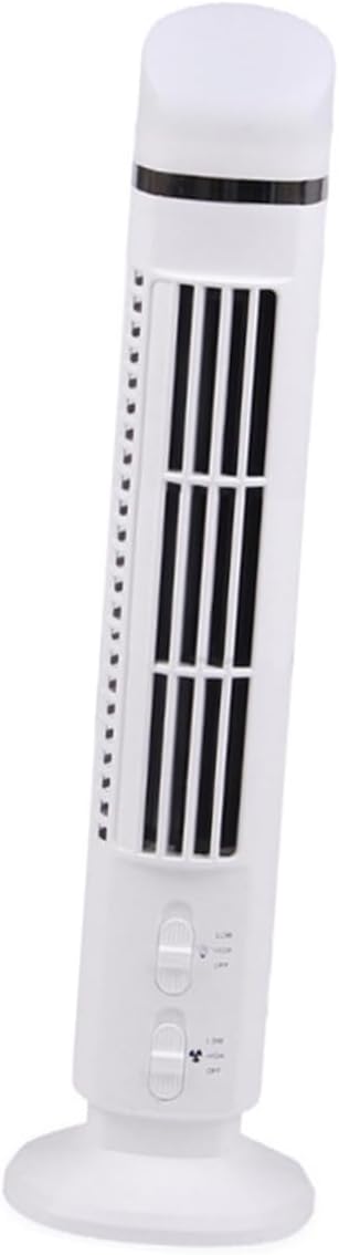 Angoily 2pcs Usb Mini Cooling Fan with Night Light Bladeless Design Multi-function Portable Fan for Home Office Quiet for Families Elderly