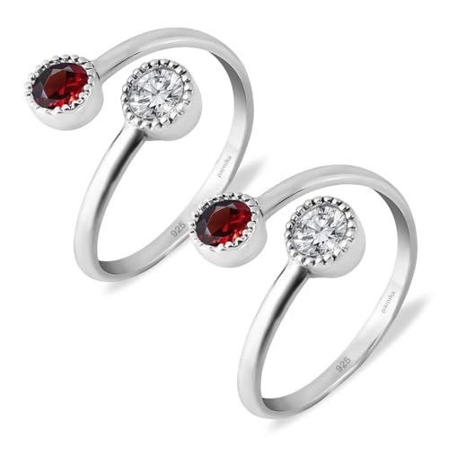 Image of Parnika 925 Top Openable Silver Toe Rings in Pure 92.5 Sterling Silver for Women | Chandi Bichiya Bicchiya | Metti |