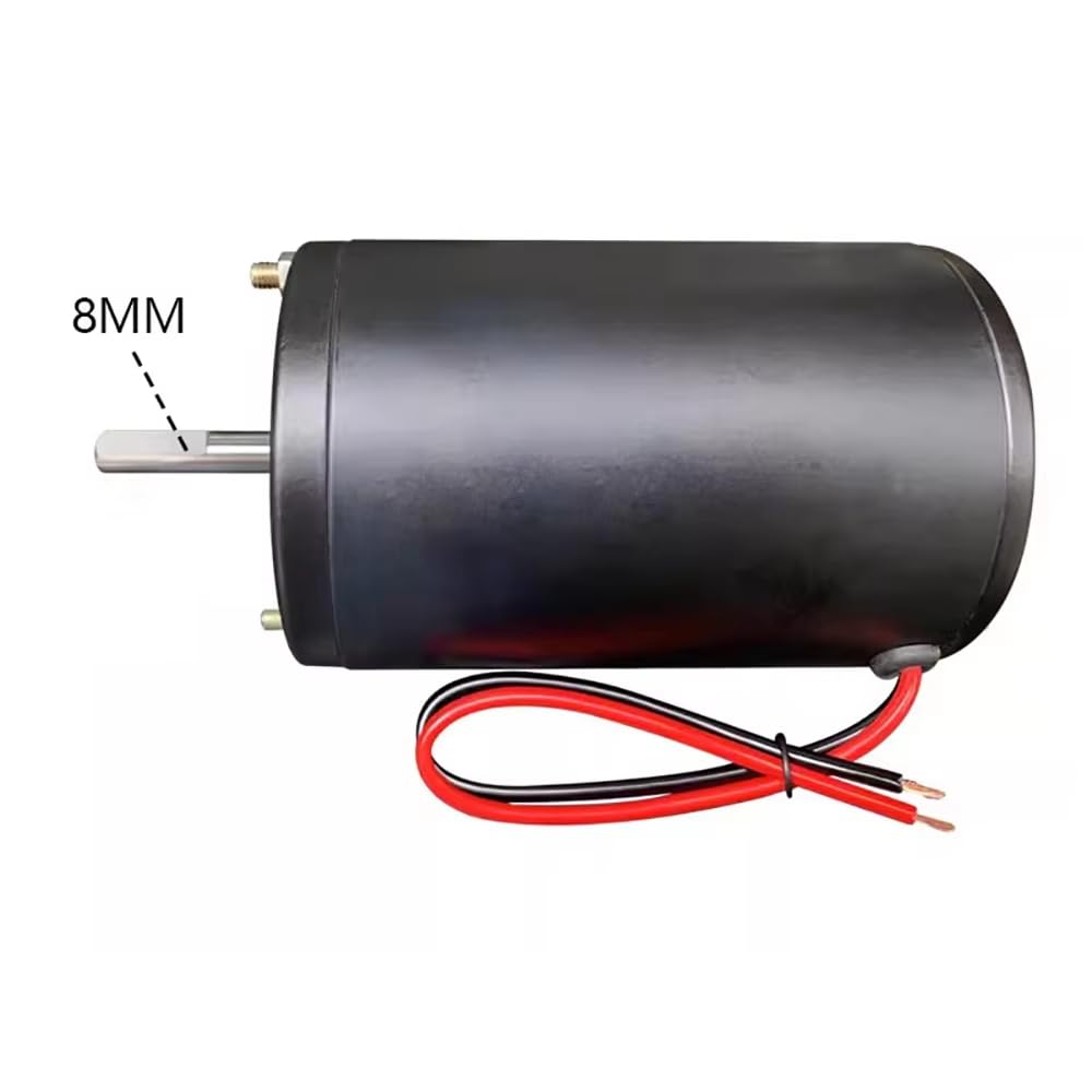 Motore CC a Magnete Permanente con Doppio Cuscinetto, Motore CC ad Alta Velocità 24 V 200 W 7000 Giri/min