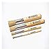 4-Piece Professional Stencil Brush Set - Natural Bristle