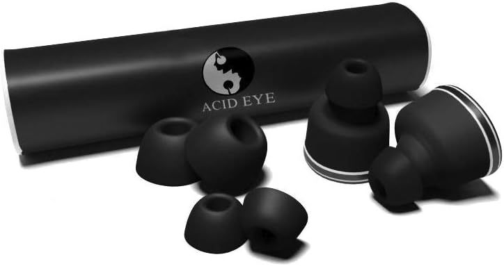 Acid Eye Burly01 True Wireless Earbuds Bluetooth Headset V5.0, ipx4 Water/sweatproof Headphone in-Built Power Bank CVC 6.0 Noise Cancellation (Black)