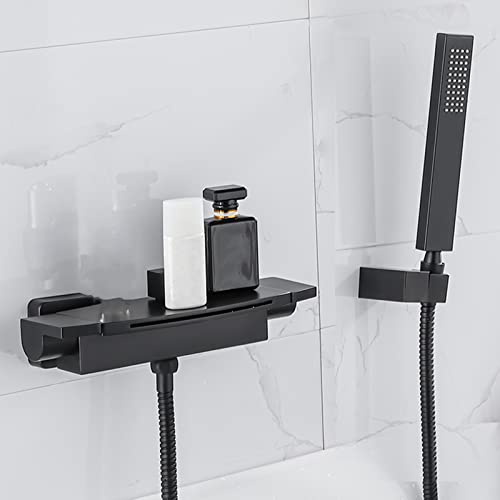 Baignoire avec lavabo de douche mitigeur cascade en laiton pour espace restreint