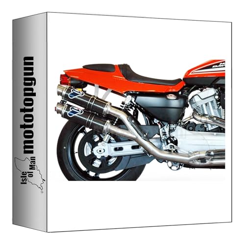 termignoni scarico completo open round carbonio racing open compatibile con harley davidson xr 1200 r mototopgun