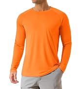 KINSWT Men's Sun Protection Shirts UPF 50+ Long Sleeve Swim Shirts UV SPF Quick Dry Lightweight R...